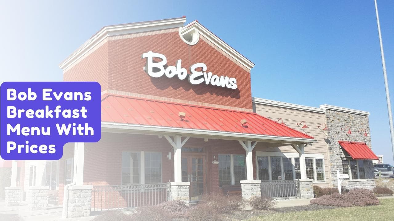 Bob Evans Breakfast Menu With Prices