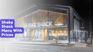 Shake Shack Menu With Prices